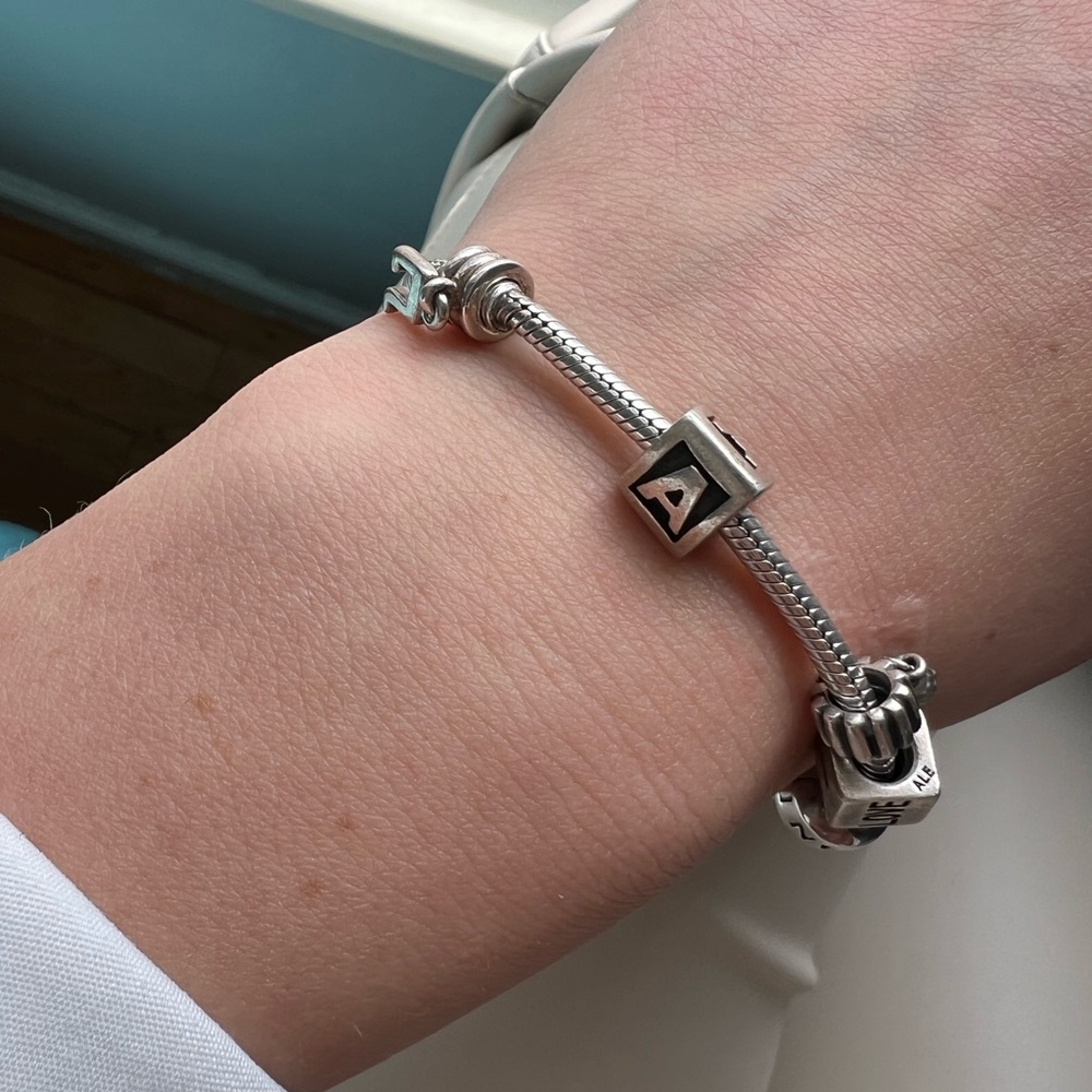 “A” Pandora Charm